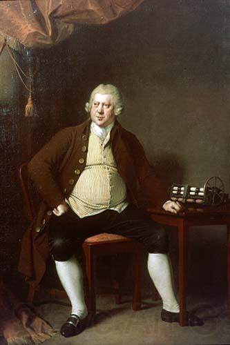 Joseph wright of derby Portrait of Richard Arkwright France oil painting art